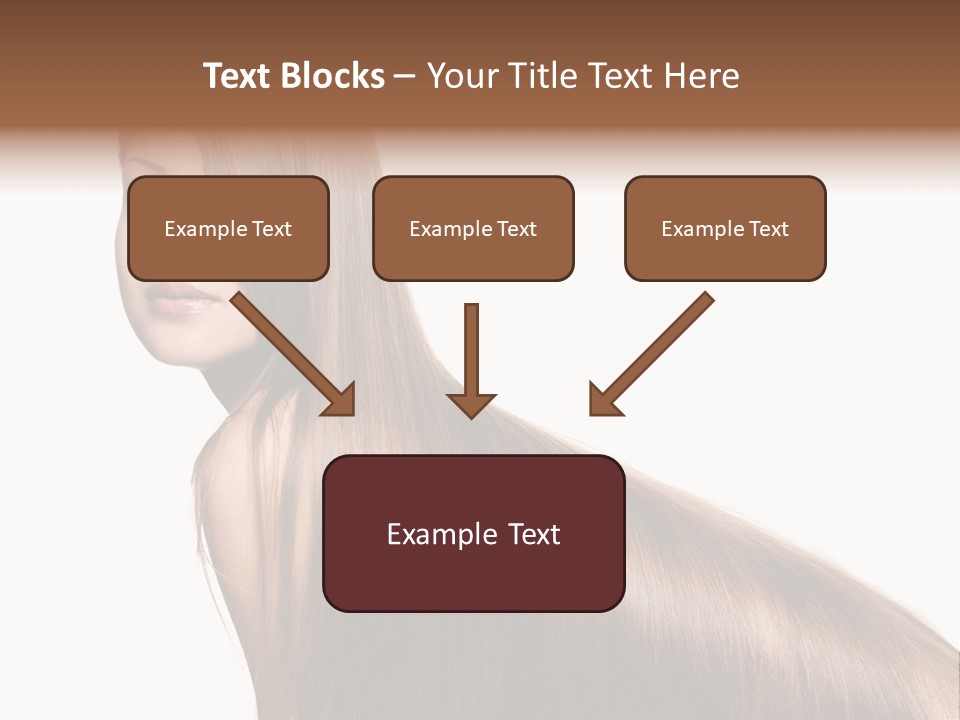 Hairstyle Healthy Hair PowerPoint Template
