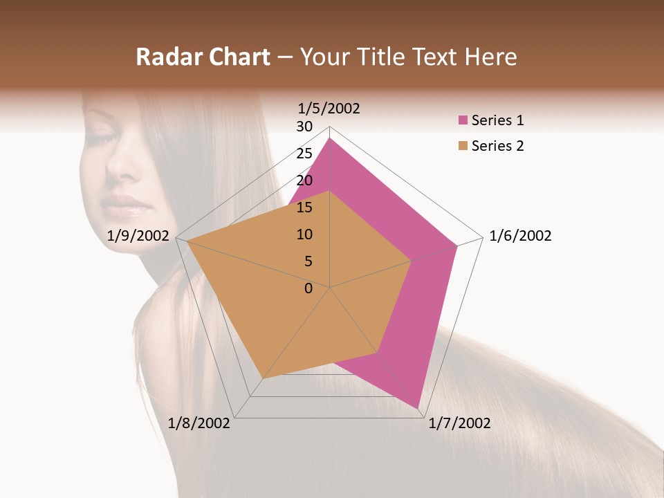 Hairstyle Healthy Hair PowerPoint Template