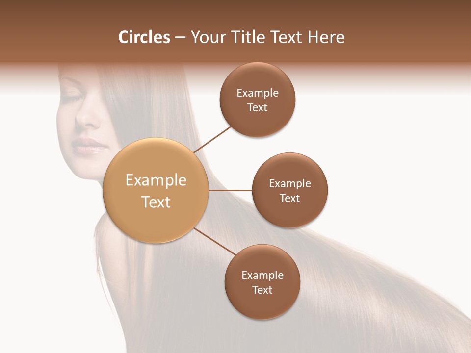 Hairstyle Healthy Hair PowerPoint Template