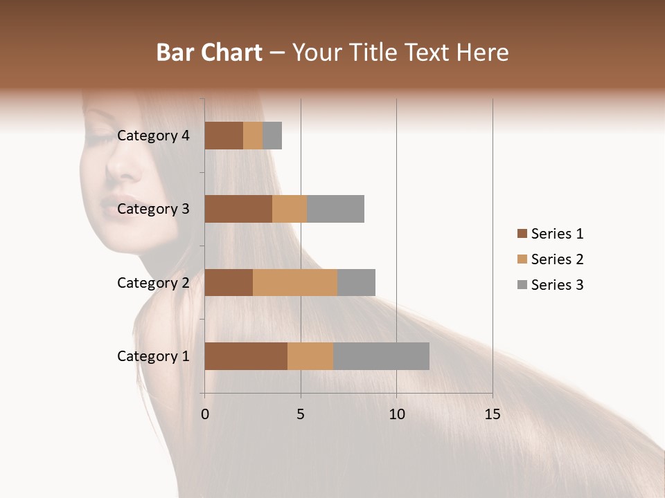 Hairstyle Healthy Hair PowerPoint Template