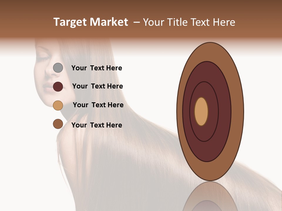 Hairstyle Healthy Hair PowerPoint Template