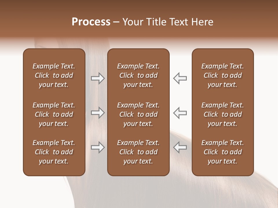 Hairstyle Healthy Hair PowerPoint Template