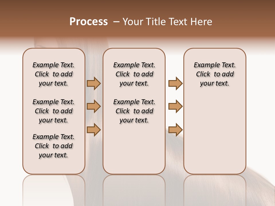 Hairstyle Healthy Hair PowerPoint Template