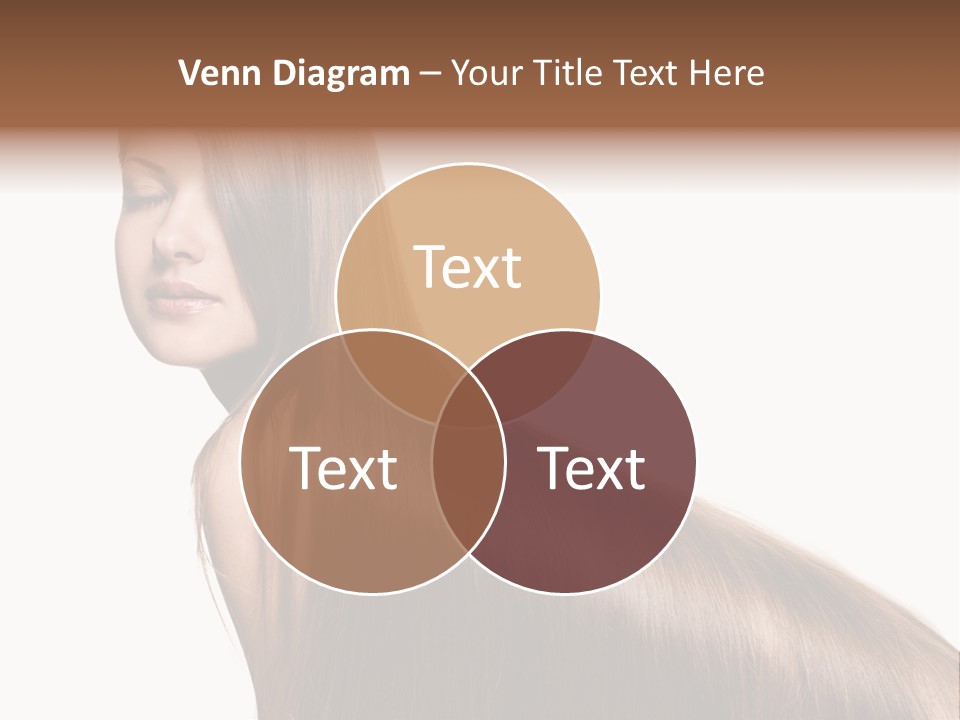 Hairstyle Healthy Hair PowerPoint Template