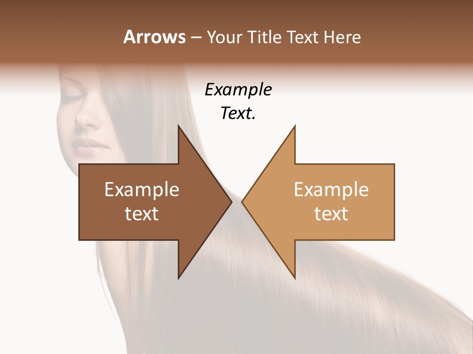 Hairstyle Healthy Hair PowerPoint Template