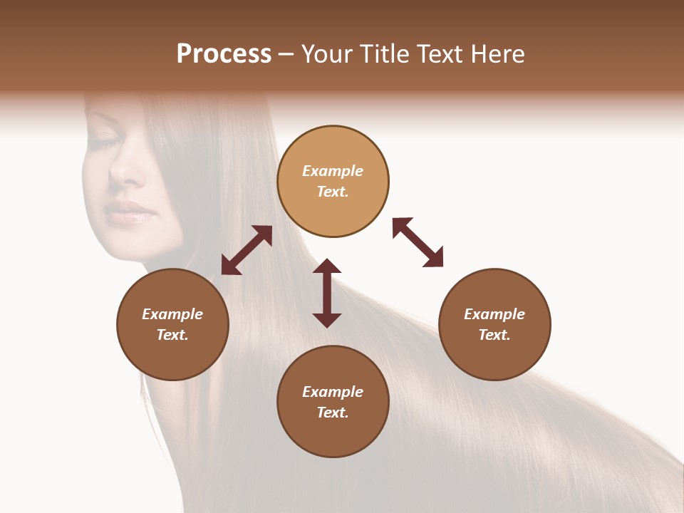 Hairstyle Healthy Hair PowerPoint Template