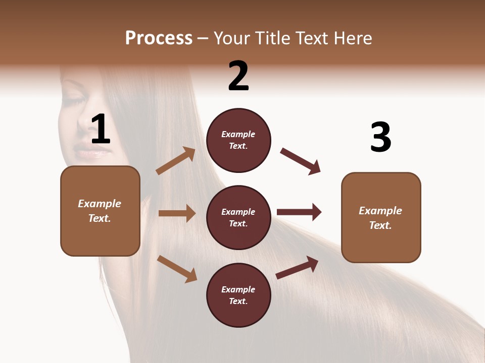 Hairstyle Healthy Hair PowerPoint Template