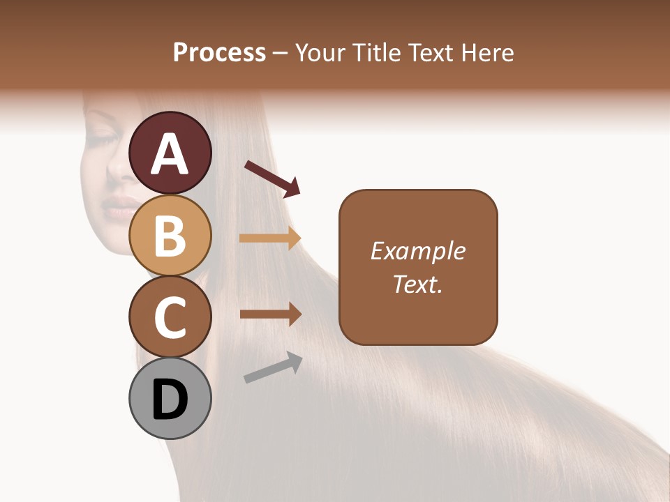 Hairstyle Healthy Hair PowerPoint Template