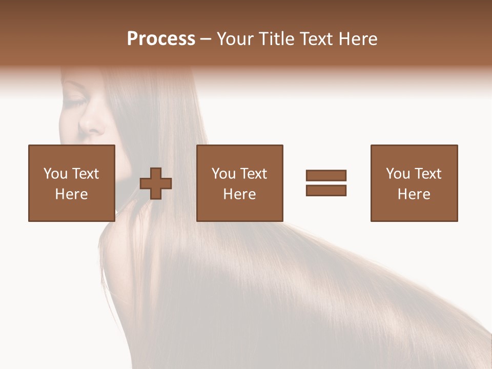 Hairstyle Healthy Hair PowerPoint Template