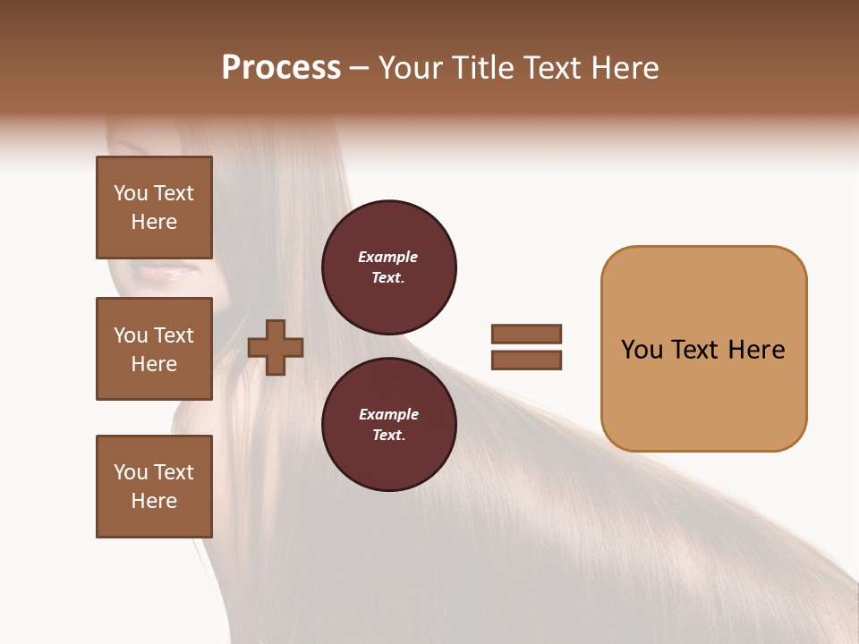 Hairstyle Healthy Hair PowerPoint Template