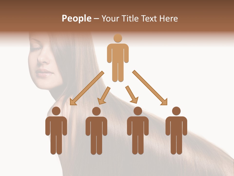 Hairstyle Healthy Hair PowerPoint Template