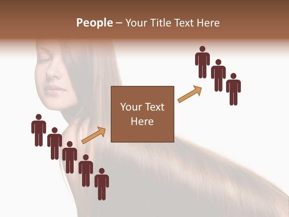 Hairstyle Healthy Hair PowerPoint Template