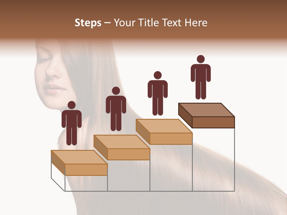 Hairstyle Healthy Hair PowerPoint Template