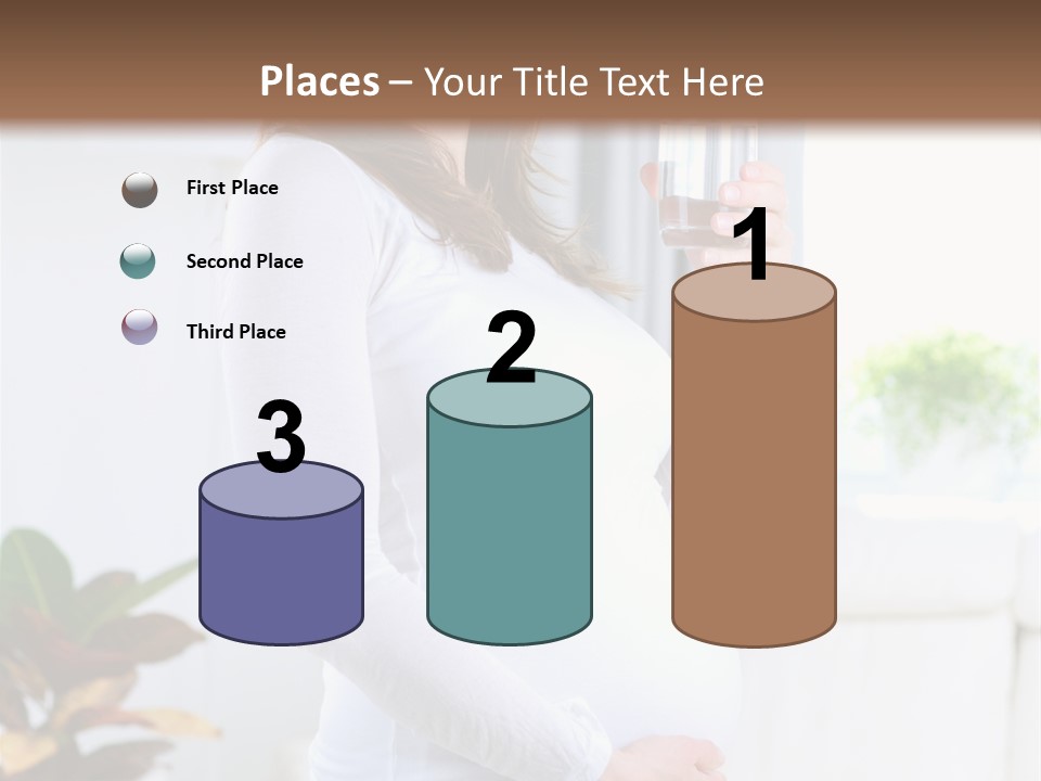 Tummy Laughing Dieting PowerPoint Template