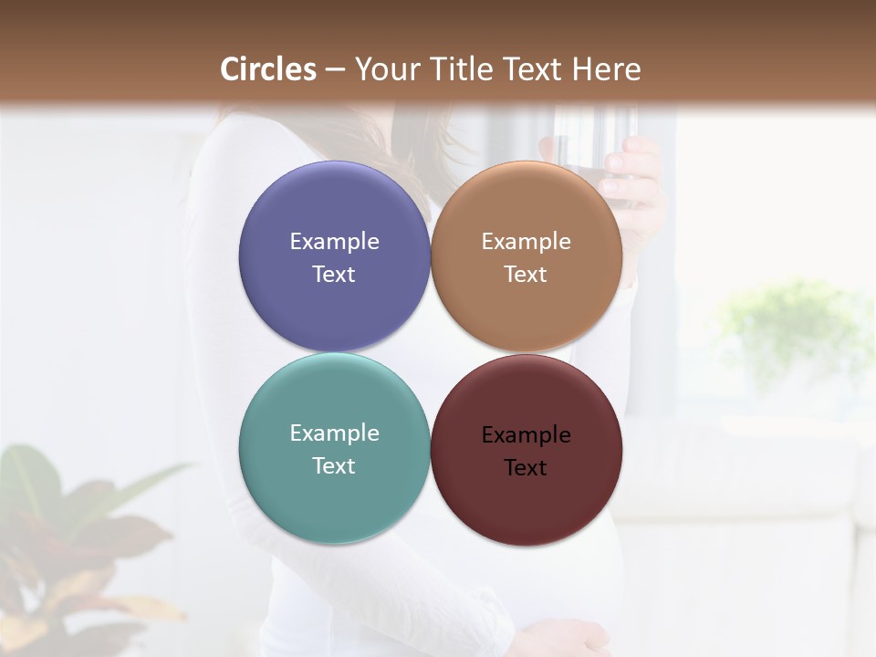 Tummy Laughing Dieting PowerPoint Template