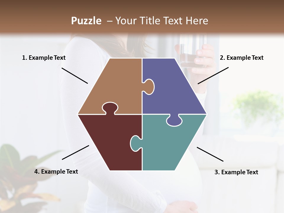 Tummy Laughing Dieting PowerPoint Template