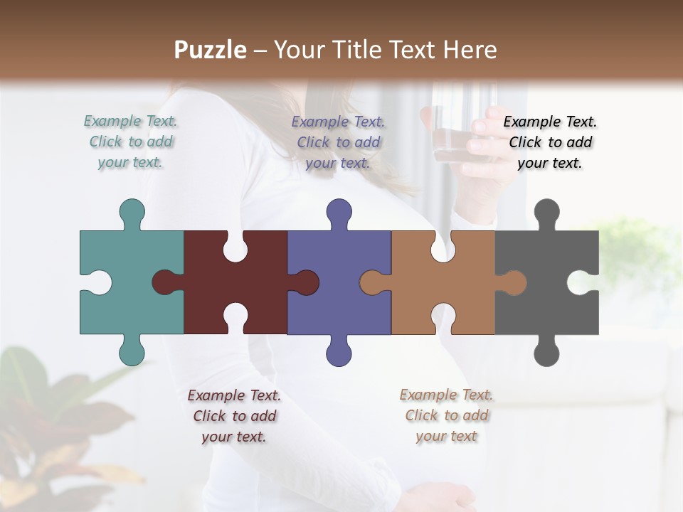 Tummy Laughing Dieting PowerPoint Template