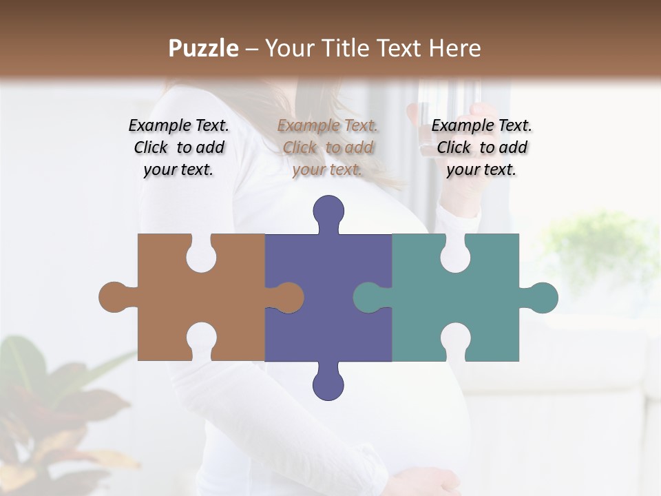 Tummy Laughing Dieting PowerPoint Template