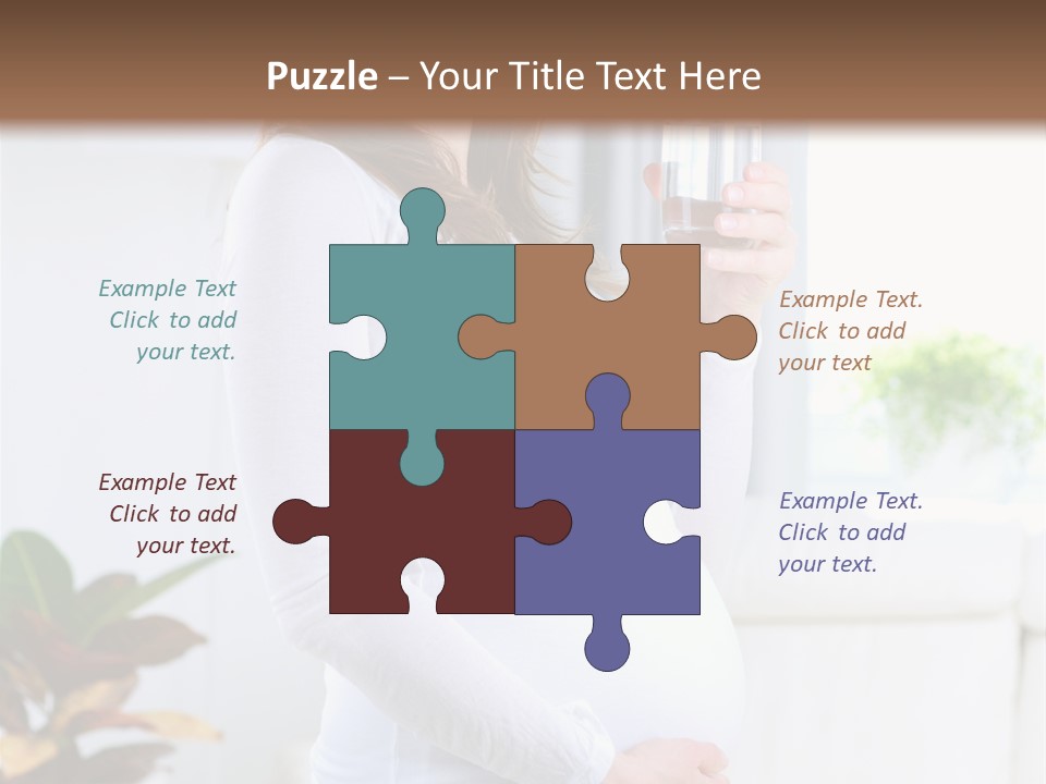 Tummy Laughing Dieting PowerPoint Template