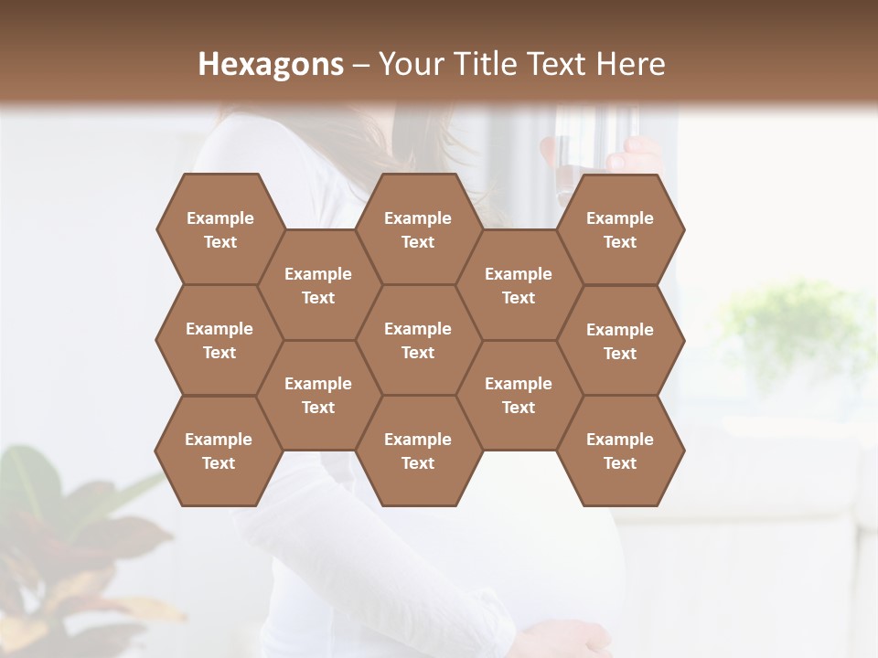 Tummy Laughing Dieting PowerPoint Template