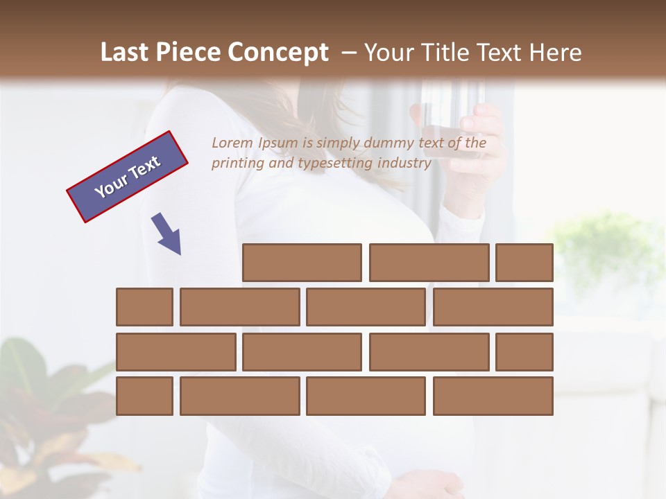 Tummy Laughing Dieting PowerPoint Template