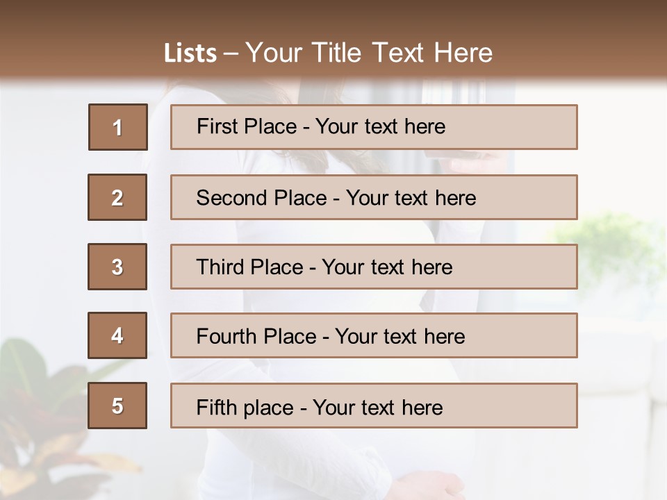 Tummy Laughing Dieting PowerPoint Template