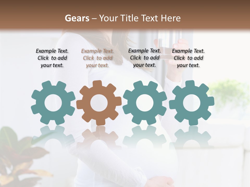 Tummy Laughing Dieting PowerPoint Template