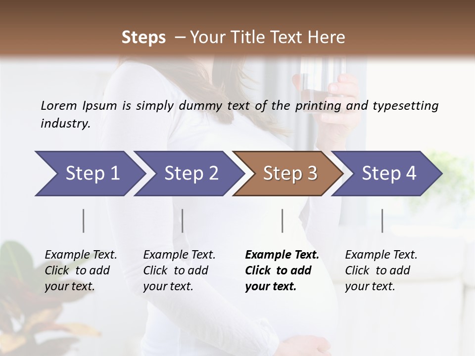 Tummy Laughing Dieting PowerPoint Template