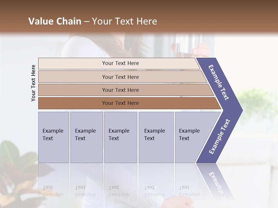 Tummy Laughing Dieting PowerPoint Template