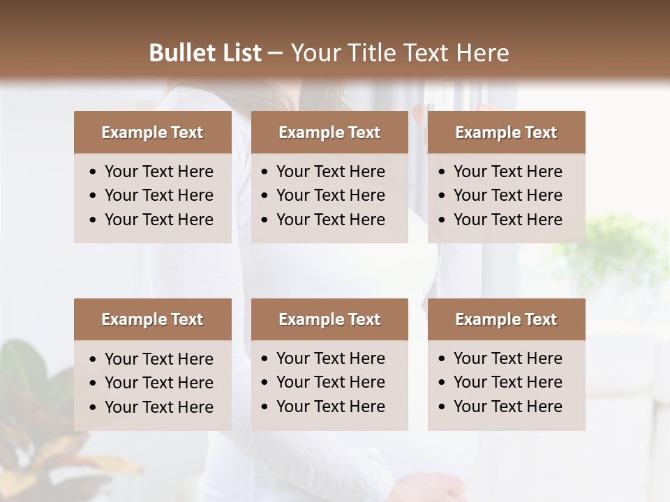 Tummy Laughing Dieting PowerPoint Template