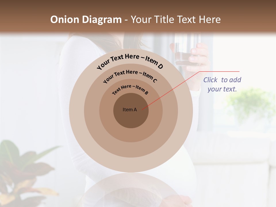 Tummy Laughing Dieting PowerPoint Template