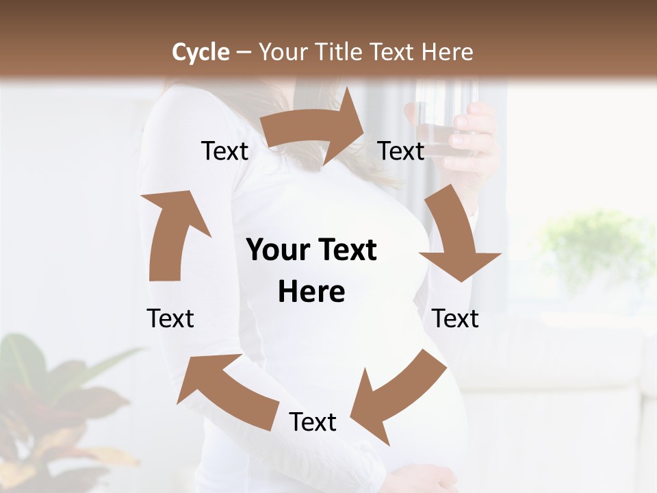 Tummy Laughing Dieting PowerPoint Template