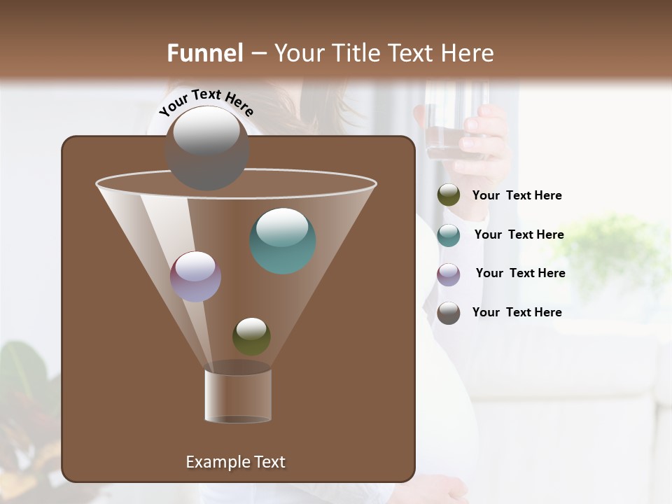 Tummy Laughing Dieting PowerPoint Template