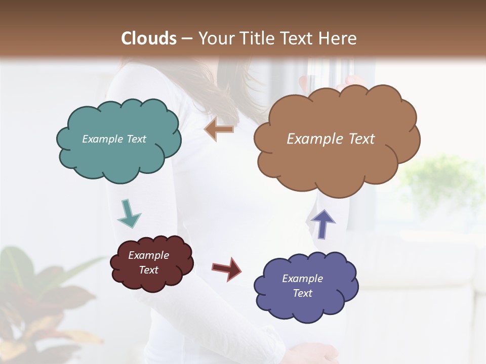 Tummy Laughing Dieting PowerPoint Template