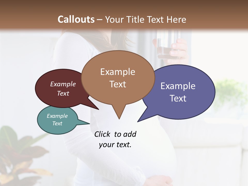 Tummy Laughing Dieting PowerPoint Template