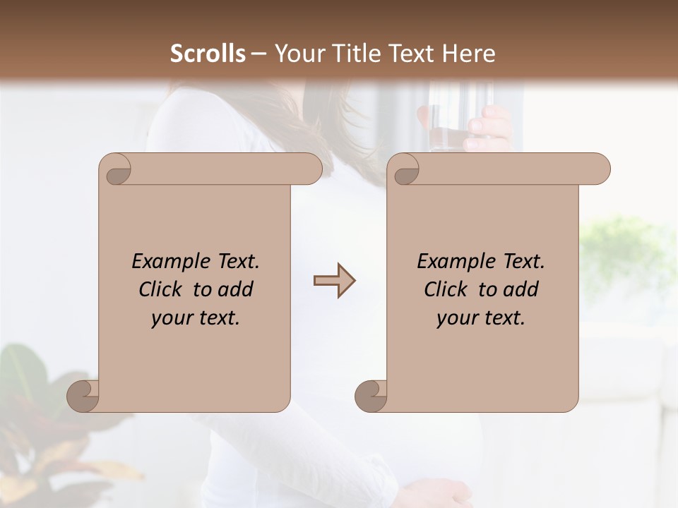 Tummy Laughing Dieting PowerPoint Template