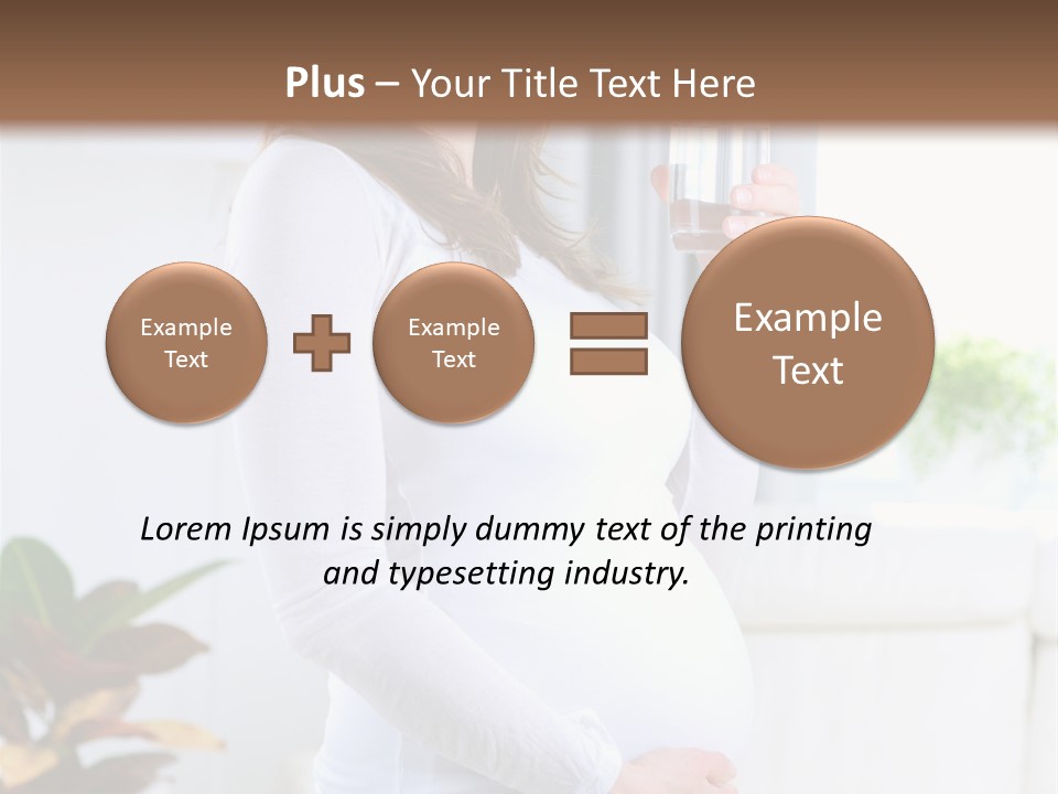 Tummy Laughing Dieting PowerPoint Template