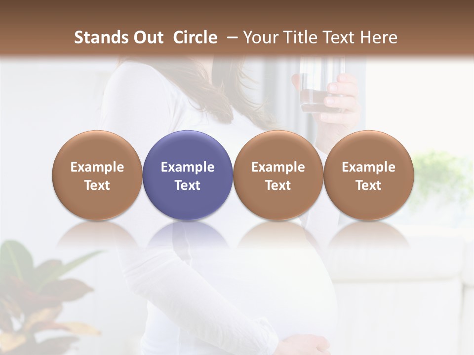 Tummy Laughing Dieting PowerPoint Template