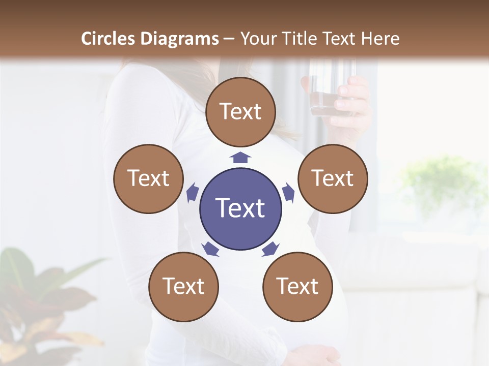 Tummy Laughing Dieting PowerPoint Template