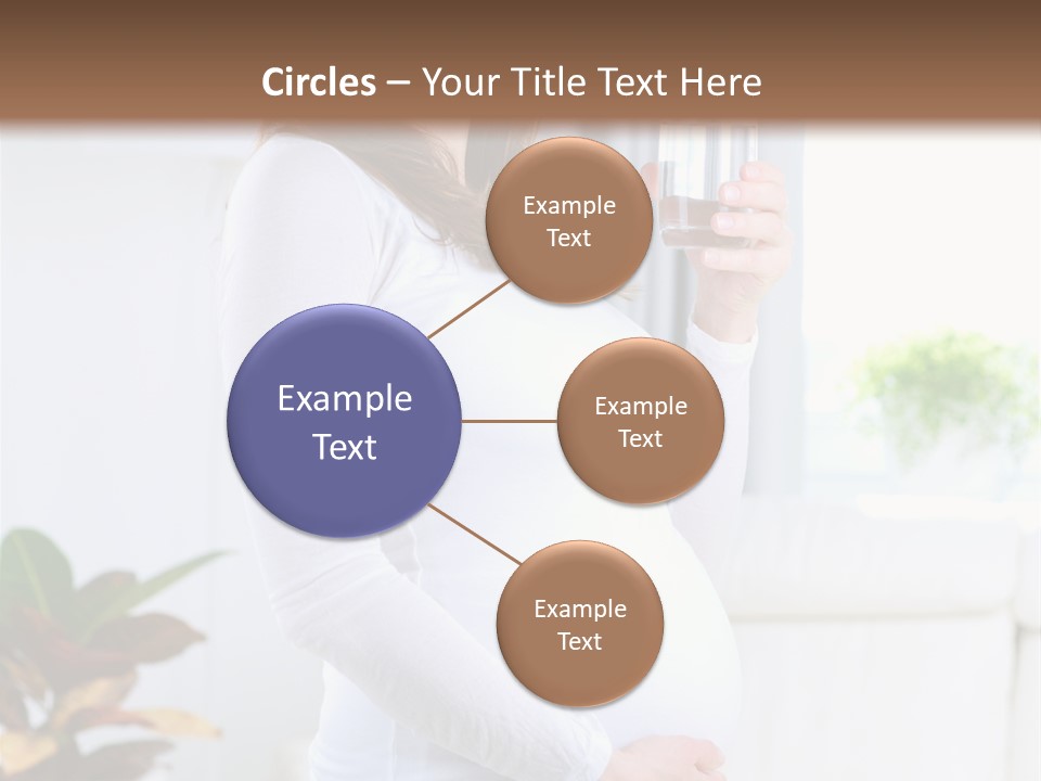 Tummy Laughing Dieting PowerPoint Template