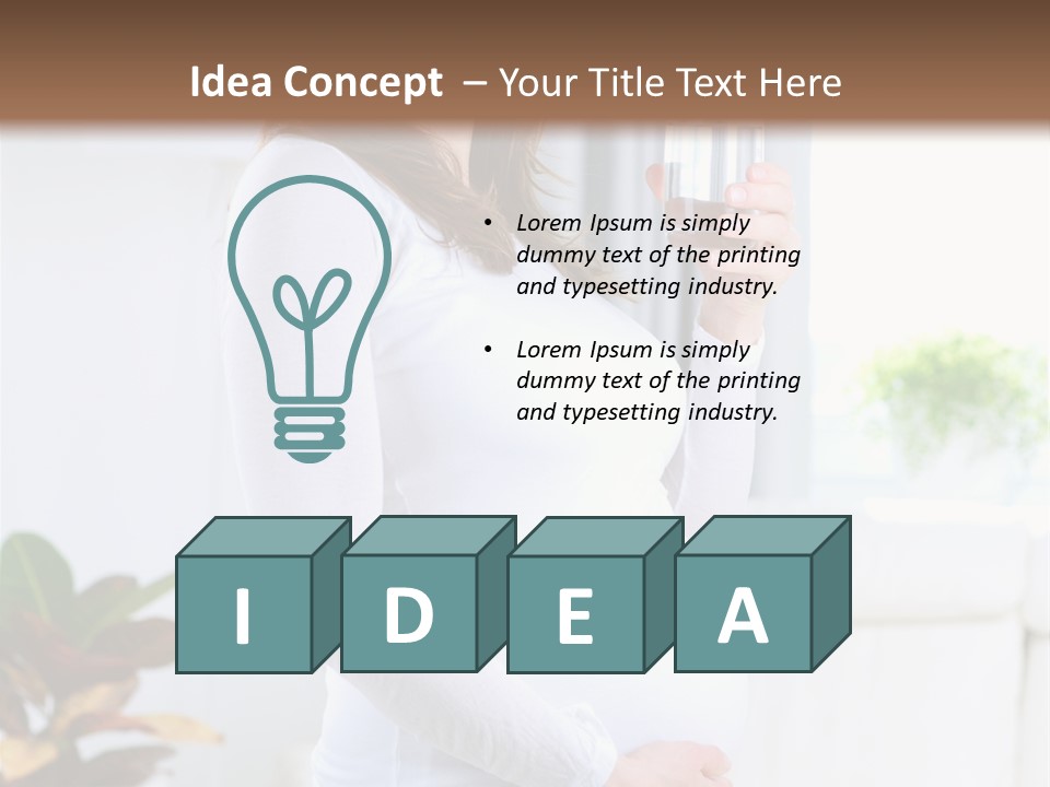 Tummy Laughing Dieting PowerPoint Template