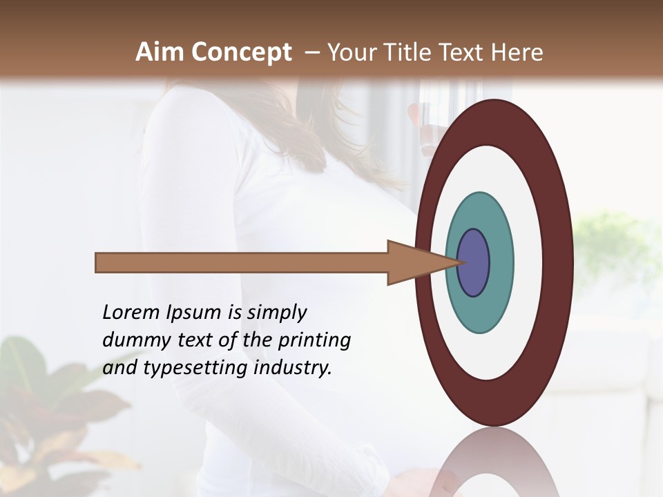 Tummy Laughing Dieting PowerPoint Template