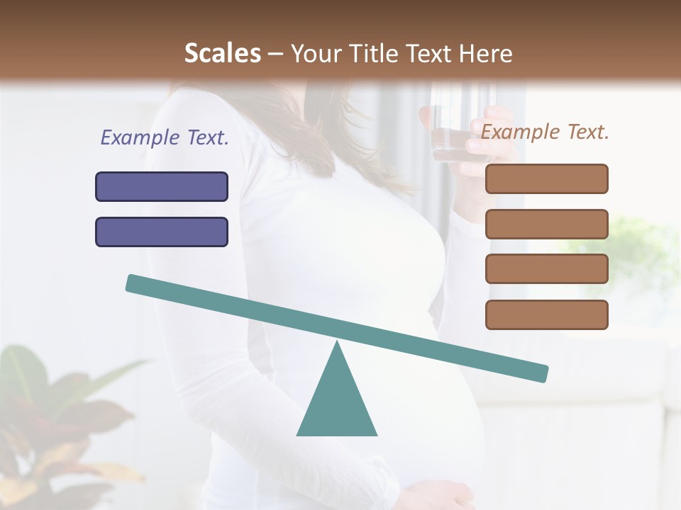 Tummy Laughing Dieting PowerPoint Template