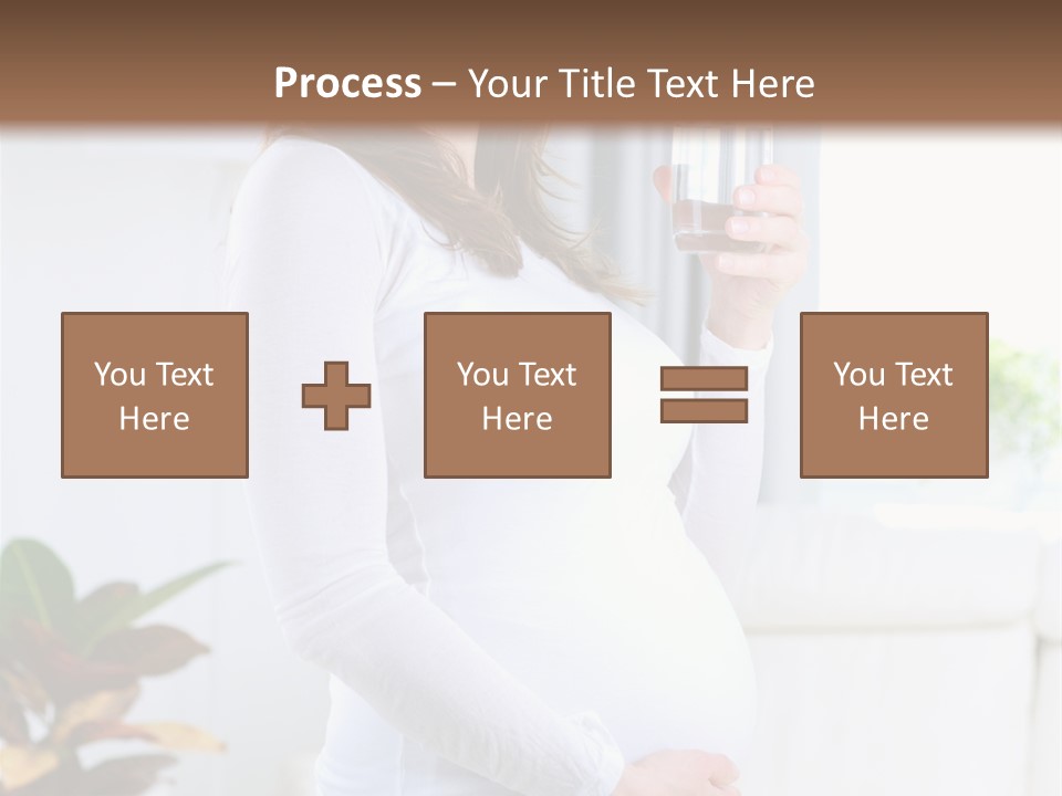Tummy Laughing Dieting PowerPoint Template