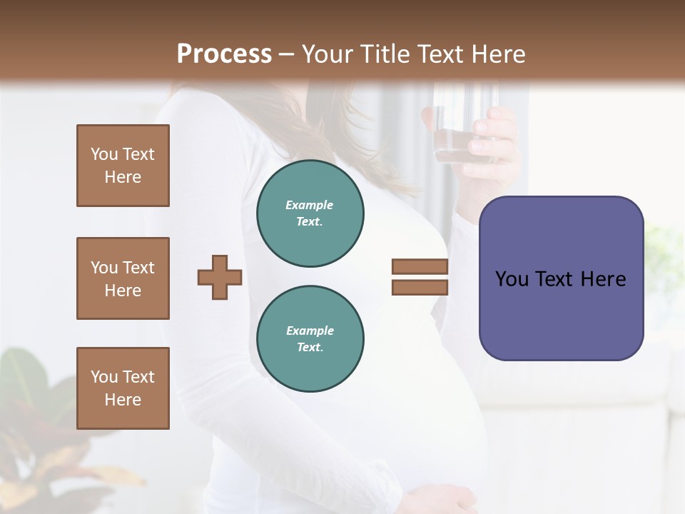 Tummy Laughing Dieting PowerPoint Template