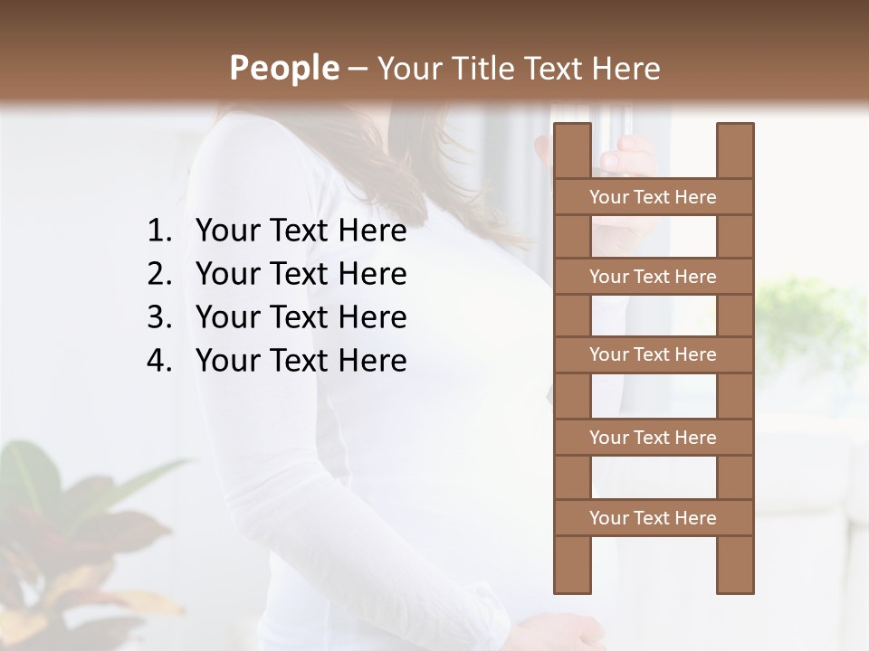 Tummy Laughing Dieting PowerPoint Template