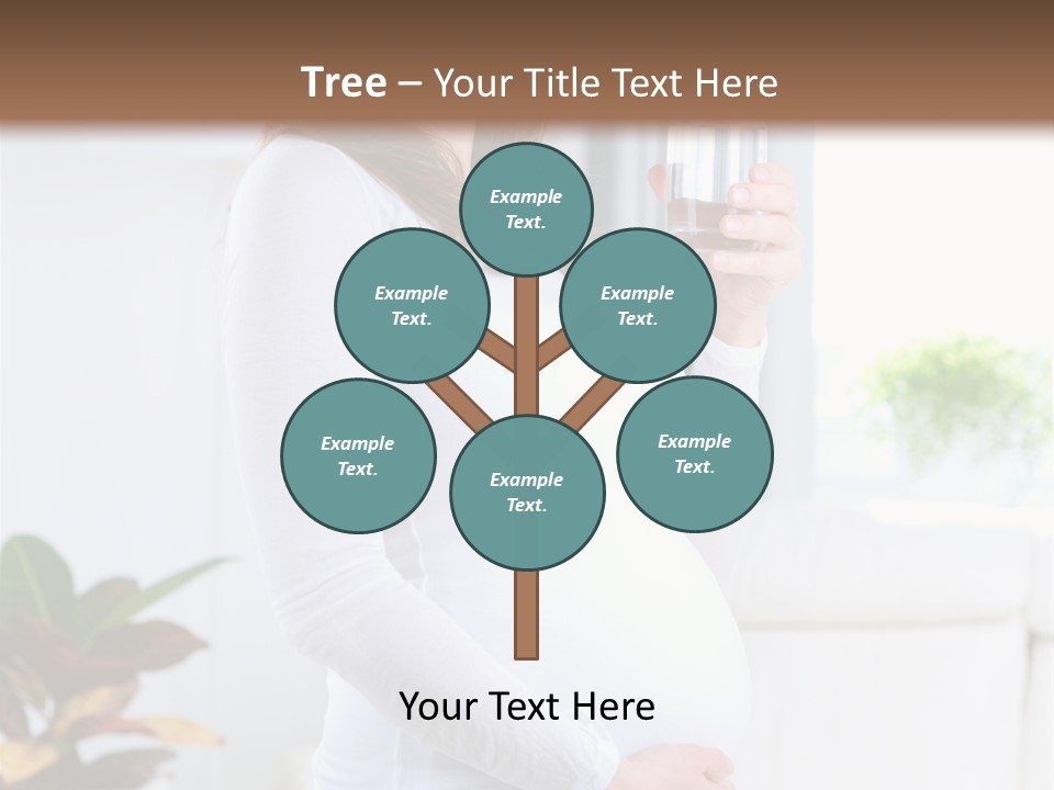 Tummy Laughing Dieting PowerPoint Template