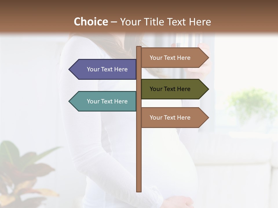 Tummy Laughing Dieting PowerPoint Template