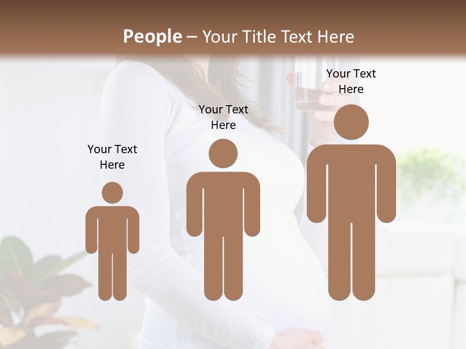 Tummy Laughing Dieting PowerPoint Template