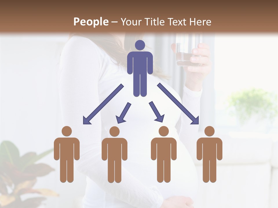 Tummy Laughing Dieting PowerPoint Template